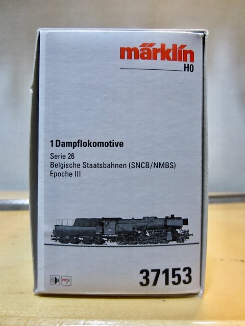 メルクリン　HO 37153 蒸気機関車 SNCB/NMBS class 26_画像3