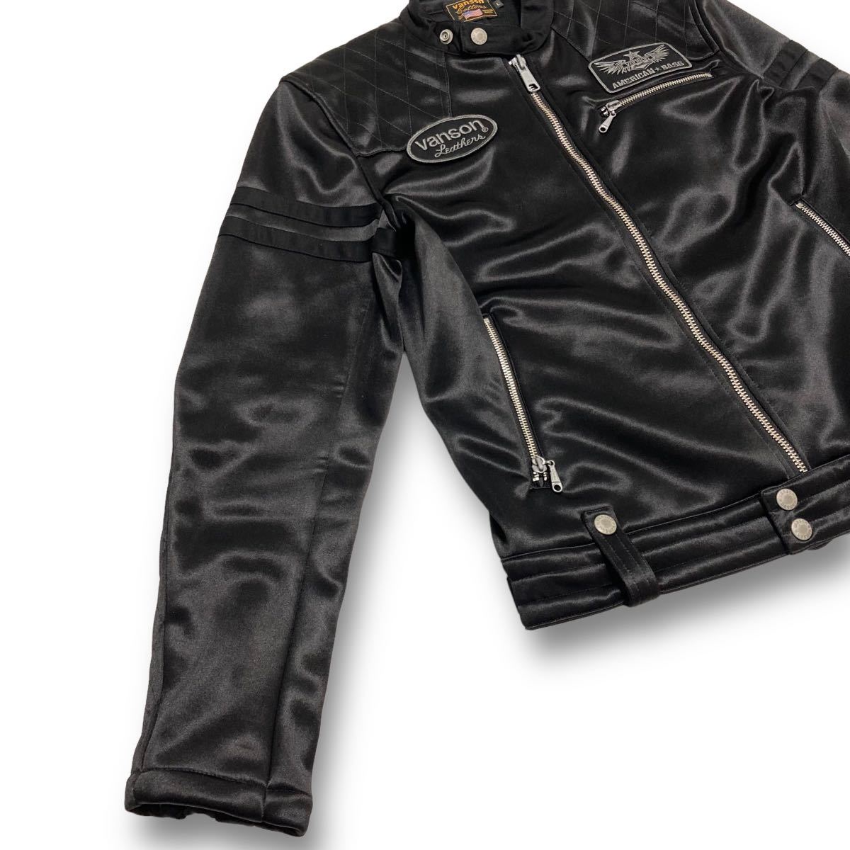 VANSON】 バンソン ボンディング シングルライダースジャケット VANSON】 バンソン ボンディング シングルライダースジャケット