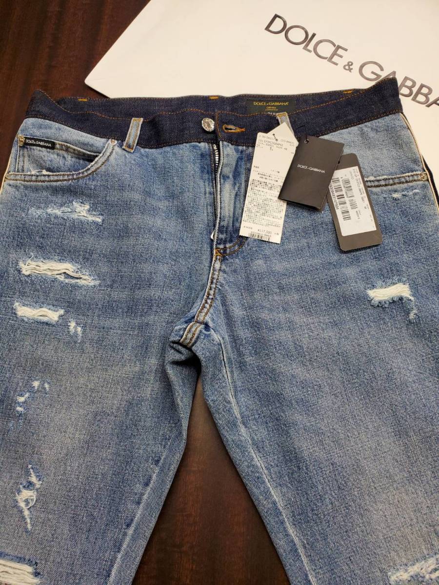 カタログ記載/新品12万DOLCE&GABBANAデニム52ドルチェ&ガッバーナ