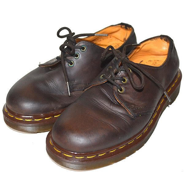英国製 Dr.Martens ドクターマーチン 3ホール シューズ ブラウン UK5