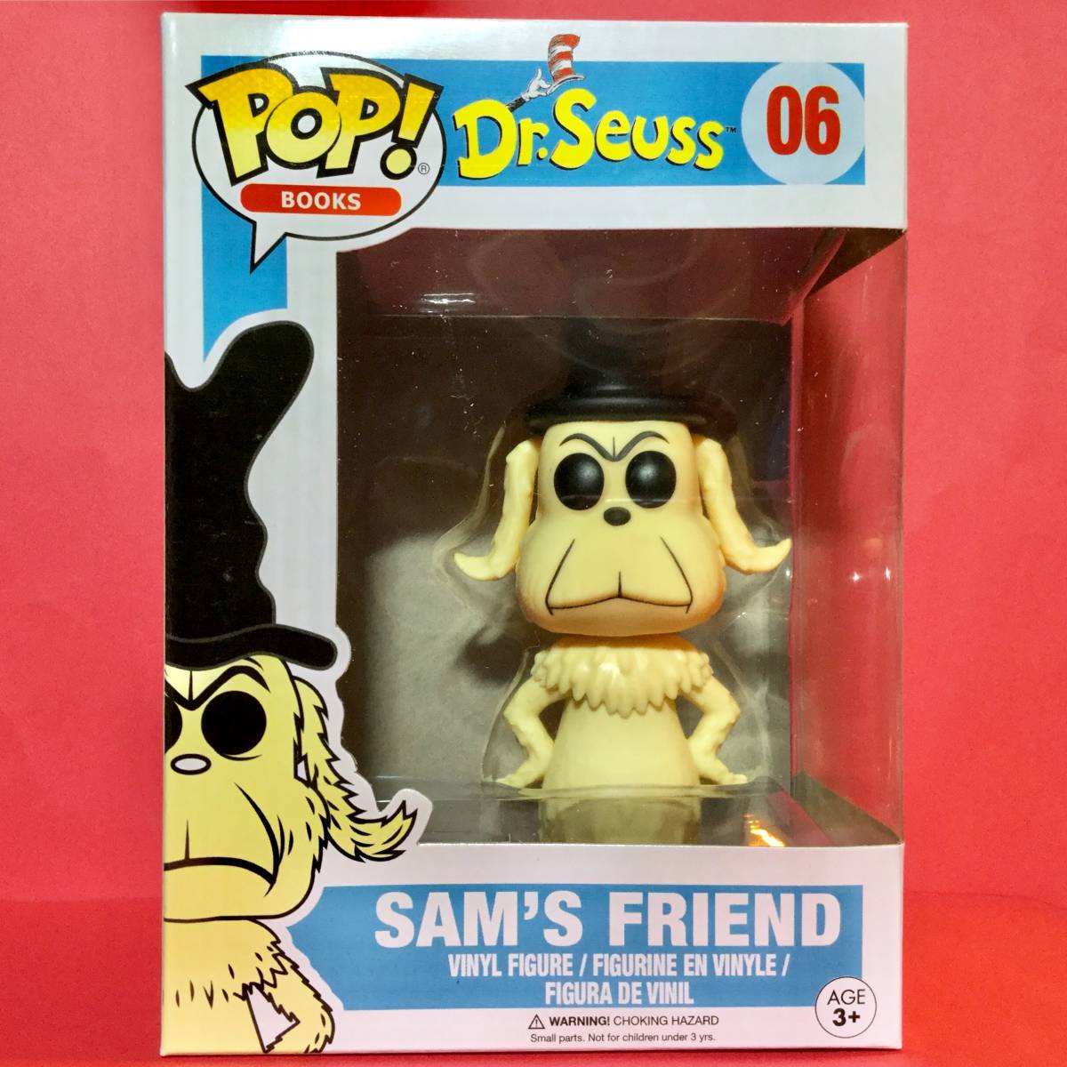 Pop Dr. Seuss サムの友達 SAM’S FRIEND ドクタースース ポップ FUNKO フィギュア トイ ソフビ キャットインザハット Cat In The Hatの画像1