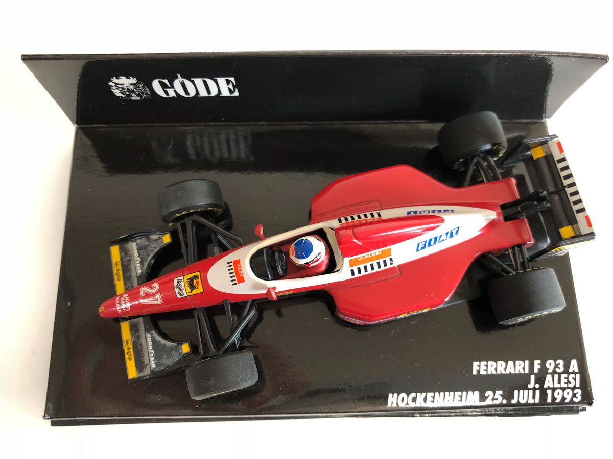 1/43 ミニチャンプス フェラーリ F93A アレジ GODE別注 バーコード仕様_画像4