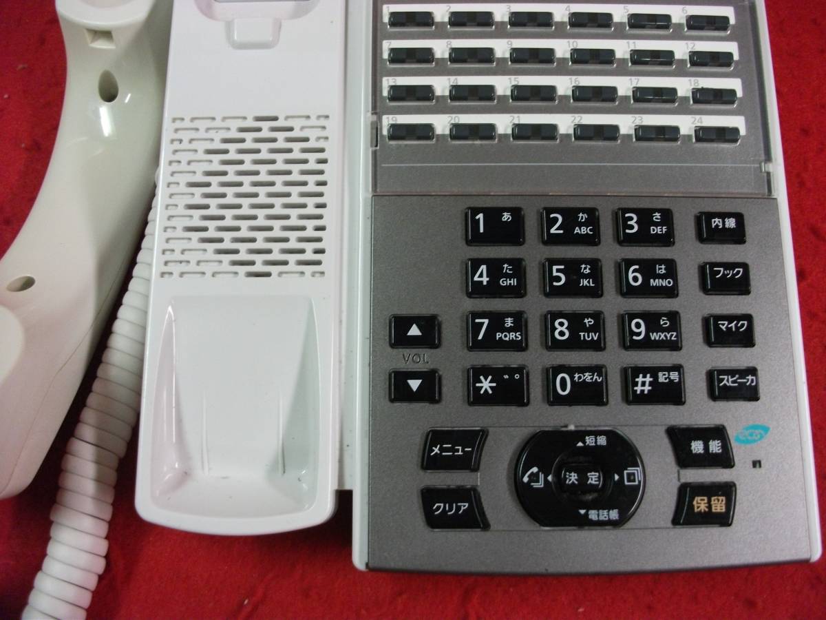 NTT NX2-(24)STEL-(1)(W) NXⅡ スター電話機　2013.10　在庫7台_画像6