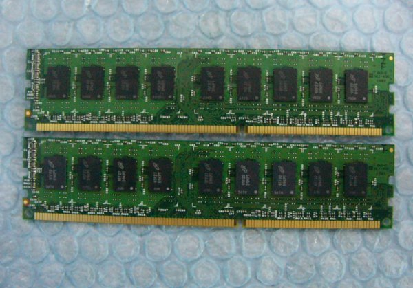 gz6 DDR3 1333 PC3-10600 ECC 2GB ACTICA 2枚 合計4GB 在庫2_画像2