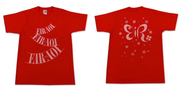 新品 藍井エイル EIR X'mas Tシャツ Winter Lサイズ 2012 グッズの画像3