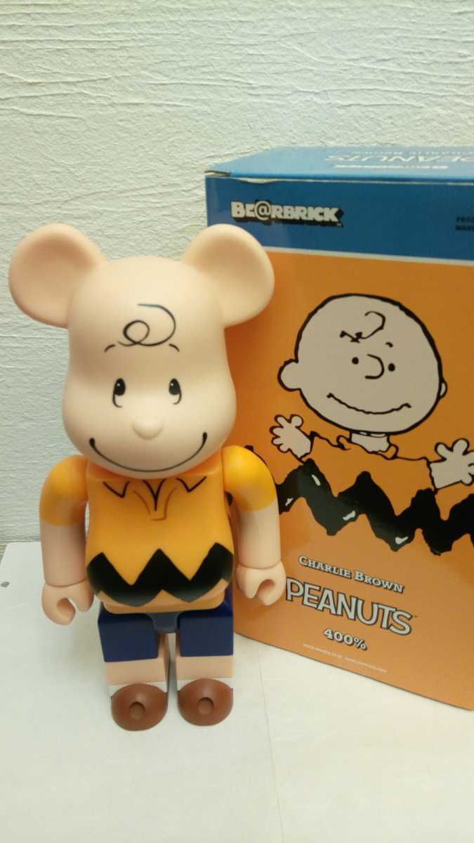 BE@RBRICK CHARLIE BROWN 400％○ ベアブリック Peanuts ピーナッツ 