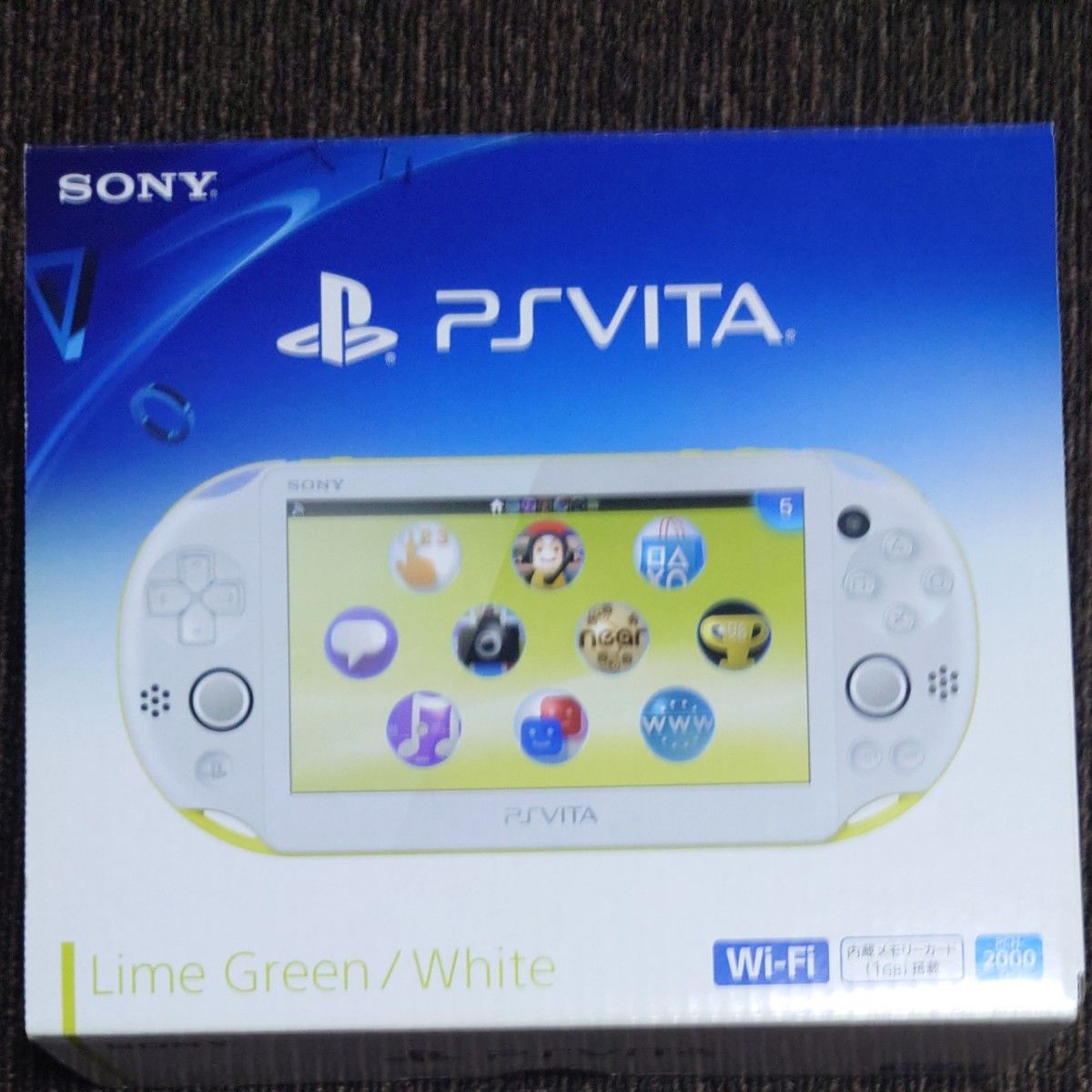 PlayStation Vita Wi-Fiモデル ライムグリーン/ホワイト PCH-2000ZA13
