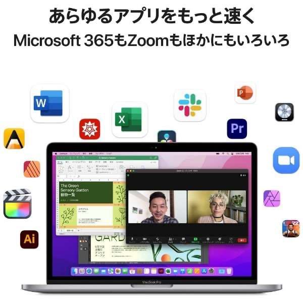 MacBook Pro スペースグレイ ［MNEJ3J/A］ 512GB M2 13-inch 2022モデル_画像8