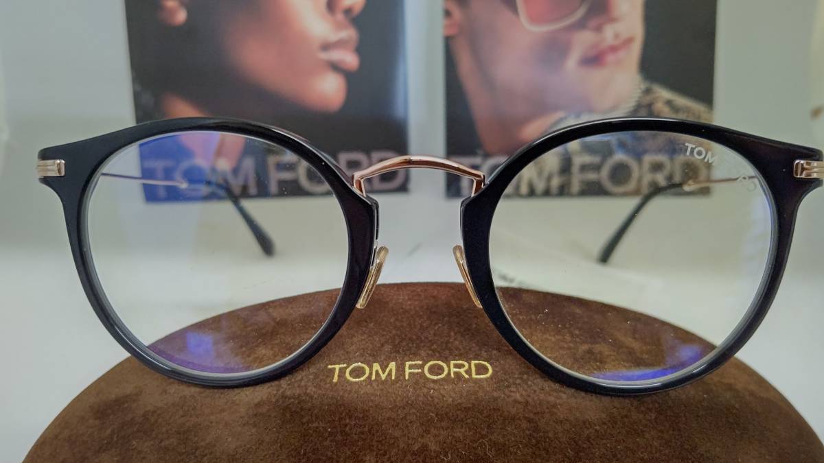 トムフォード 眼鏡 ブルーライトカットレンズ仕様 送料無料 税込 新品 アジアンモデル TF5714-D-B 005