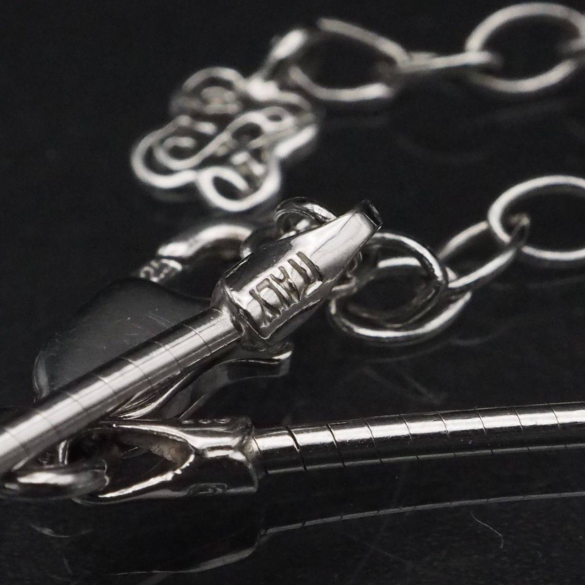 S229 ヴィンテージ ITALY 925刻印 チョーカー ネックレス オメガ S229 ヴィンテージ ITALY 925刻印 チョーカー ネックレス オメガ