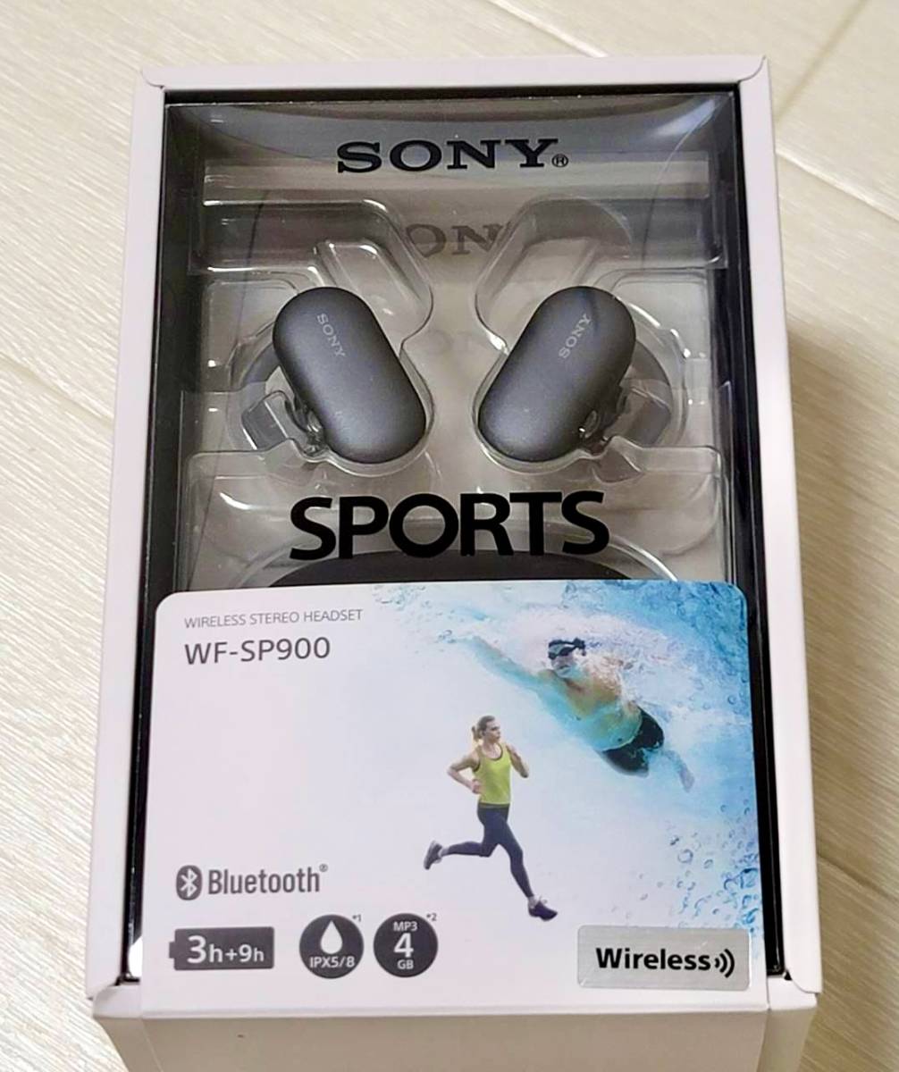 【ほぼ新品】ソニー（SONY） 完全ワイヤレスイヤホン WF-SP900 : Bluetooth対応 左右分離型 防水仕様 4GBメモリ内蔵 マイク付き_画像3