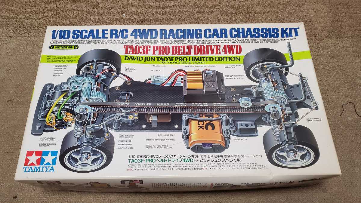ヤフオク! - タミヤ1/10電動RCカー TA03PROベルトドライブ4...