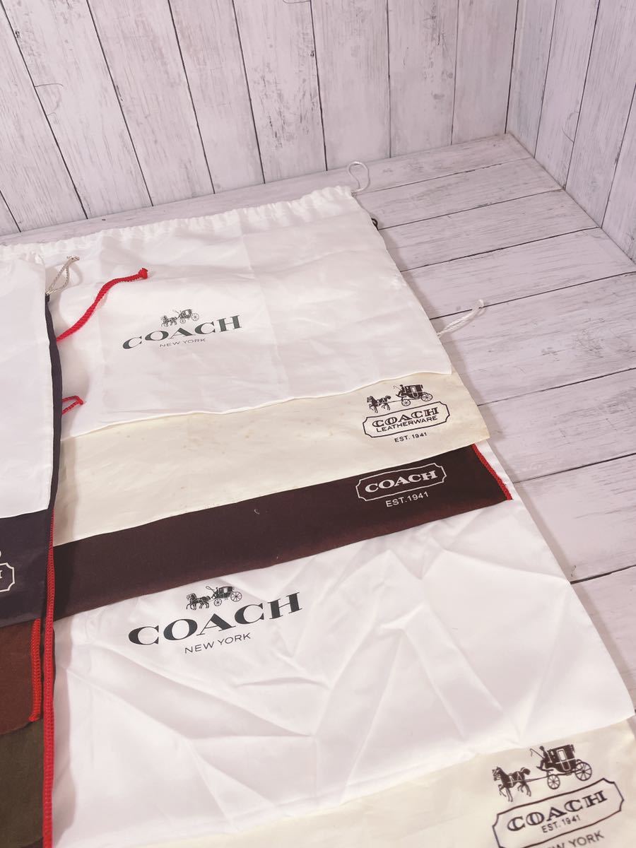 PayPayフリマ|H1415 COACH コーチ 保存袋 袋 収納 まとめ 大 バッグ 大量