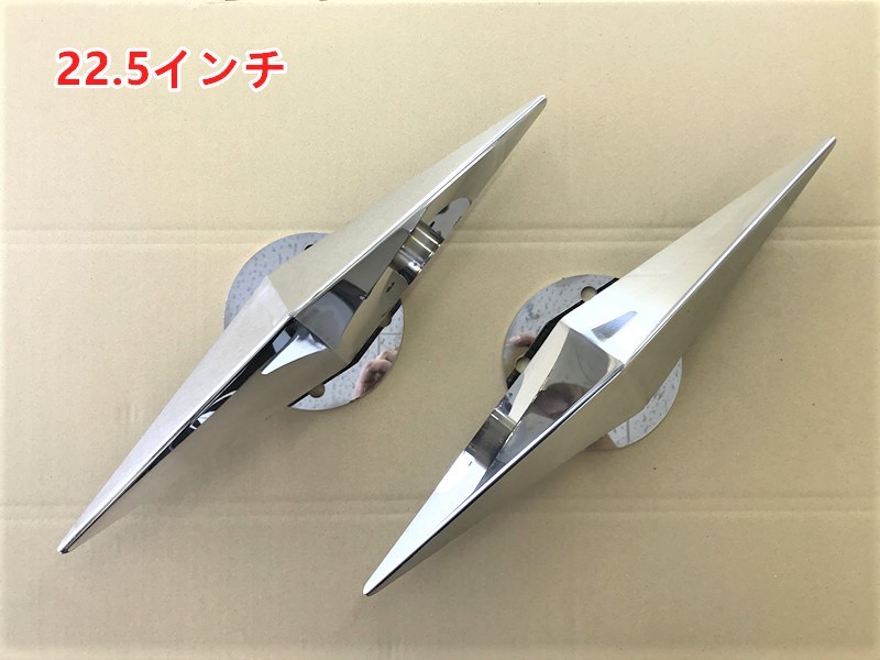 ヤフオク! - 再入荷! 鏡面ステンレス 22.5インチ 一文字型 ホイー...