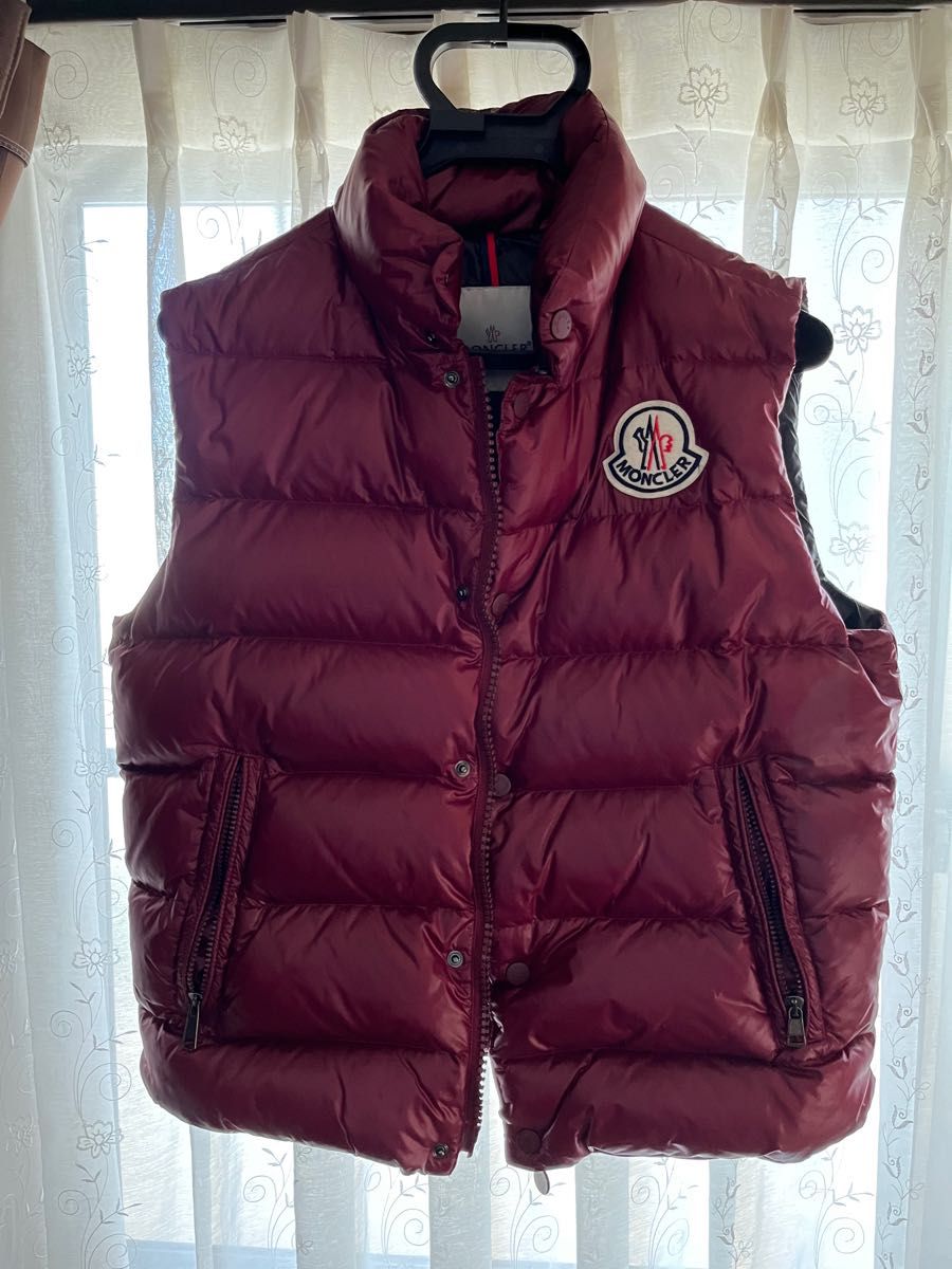 MONCLER モンクレール ダウンベスト TIBET サイズ1 ワインレッド