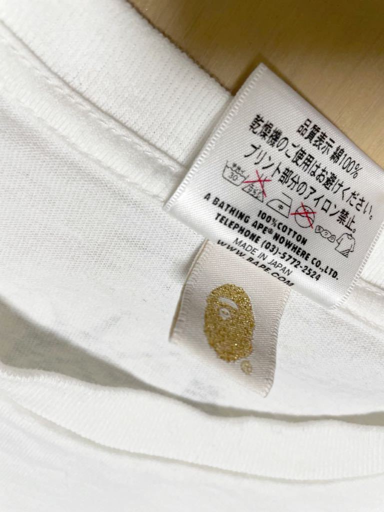 ☆BAPE STORE NYC 10th 10周年記念 BIG TEE BATHING × 未使用☆A T ☆BAPE STORE NYC 10th 10周年記念 BIG TEE BATHING × 未使用☆A T