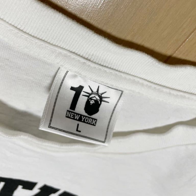 ☆BAPE STORE NYC 10th 10周年記念 BIG TEE BATHING × 未使用☆A T ☆BAPE STORE NYC 10th 10周年記念 BIG TEE BATHING × 未使用☆A T