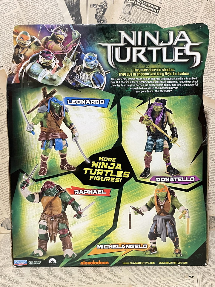 ☆TMNT/タートルズ/2014年/映画版アクションフィギュア/即決USA/Action Figure(2014/11" Leo/MIB) TM-053_画像3