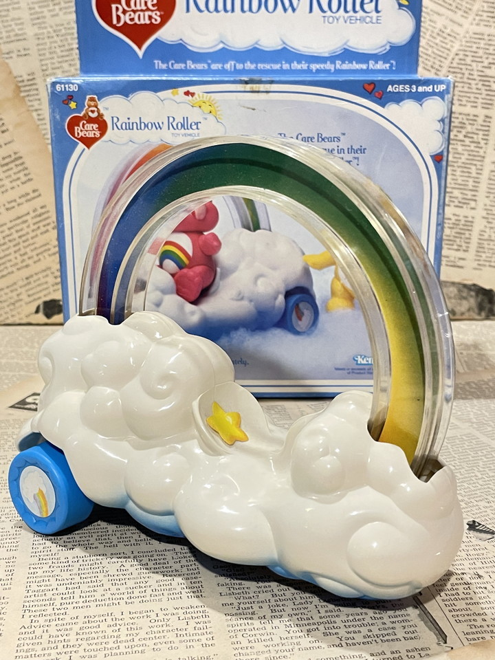 ☆1980年代/ケアベア/レインボーローラー/即決ビンテージ/Kenner/ケナー/CareBear/Rainbow Roller(with box) CB-023 キャラクタードール ☆1980年代/ケアベア/レインボーローラー/即決ビンテージ/Kenner/ケナー/CareBear/Rainbow Roller(with box) CB-023 キャラクタードール
