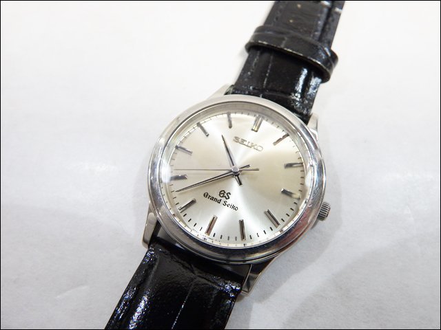 美品 SEIKO セイコー シルバー文字盤 SBGF015 Grand メンズ腕時計 グランドセイコー メーカー点検整備