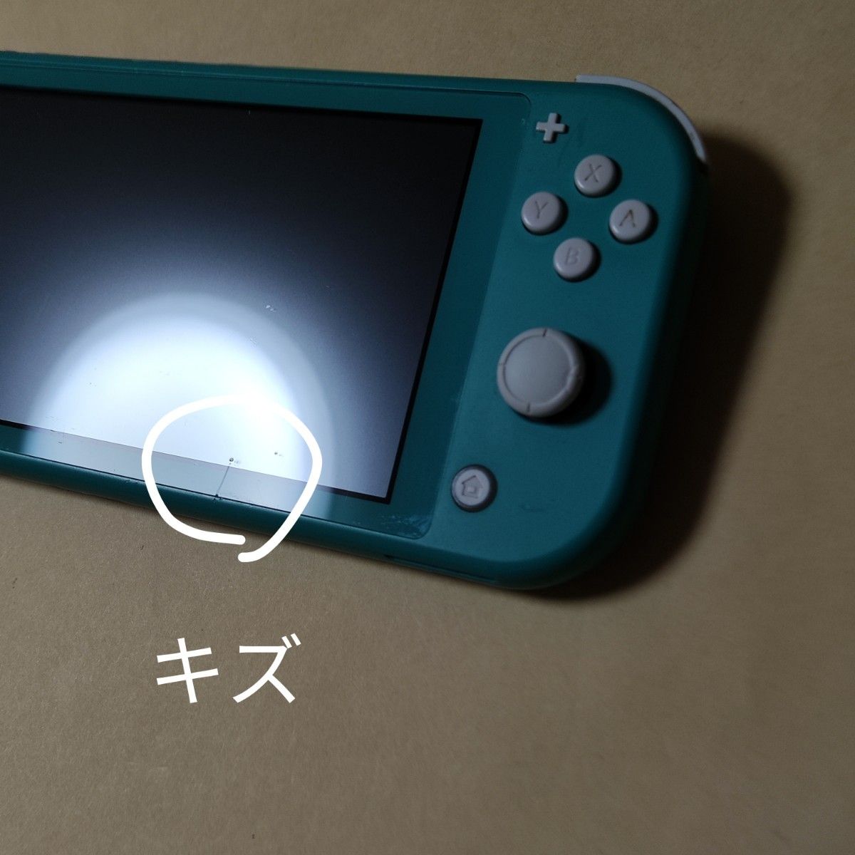 ジャンク品 左右スティック動作不良・外装難あり Nintendo Switch Lite ターコイズ 本体のみ 2019年製