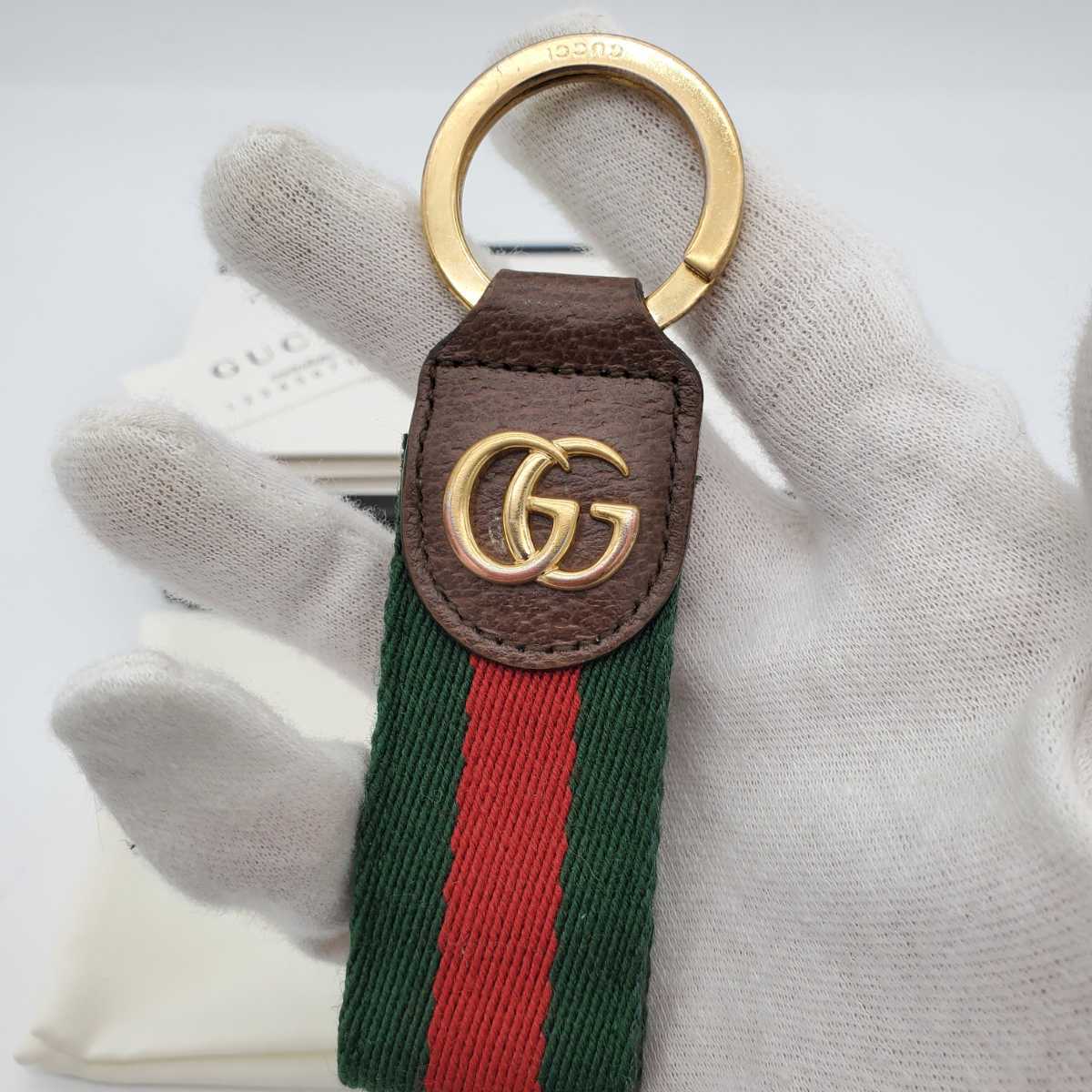 箱付き　GUCCI グッチ キーリング キーホルダー オフィディア　GG　マーモント　シェリーライン　メンズ　レディース