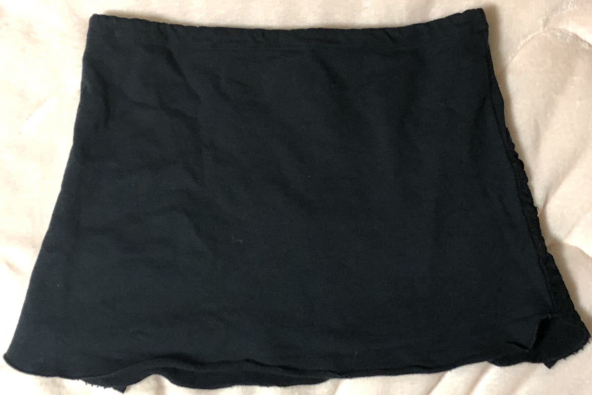 ANNA SUI* джерси вязаный юбка ( чёрный )* размер S