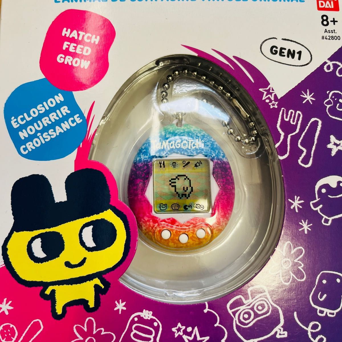 たまごっち Tamagotchi 海外限定 レインボー Rainbow 海外版 初代たまごっち BANDAI オリジナルたまごっち