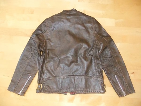 Schott ７０ｓ ヴィンテージ ショット 牛革　 シングル ライダース ジャケット　SCHOTT　BROS.inc. フロントZIP　TALON　 USA製_画像5