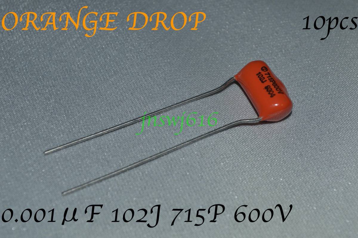 ヤフオク! 0.001μF 102J 715P Orange Drop...