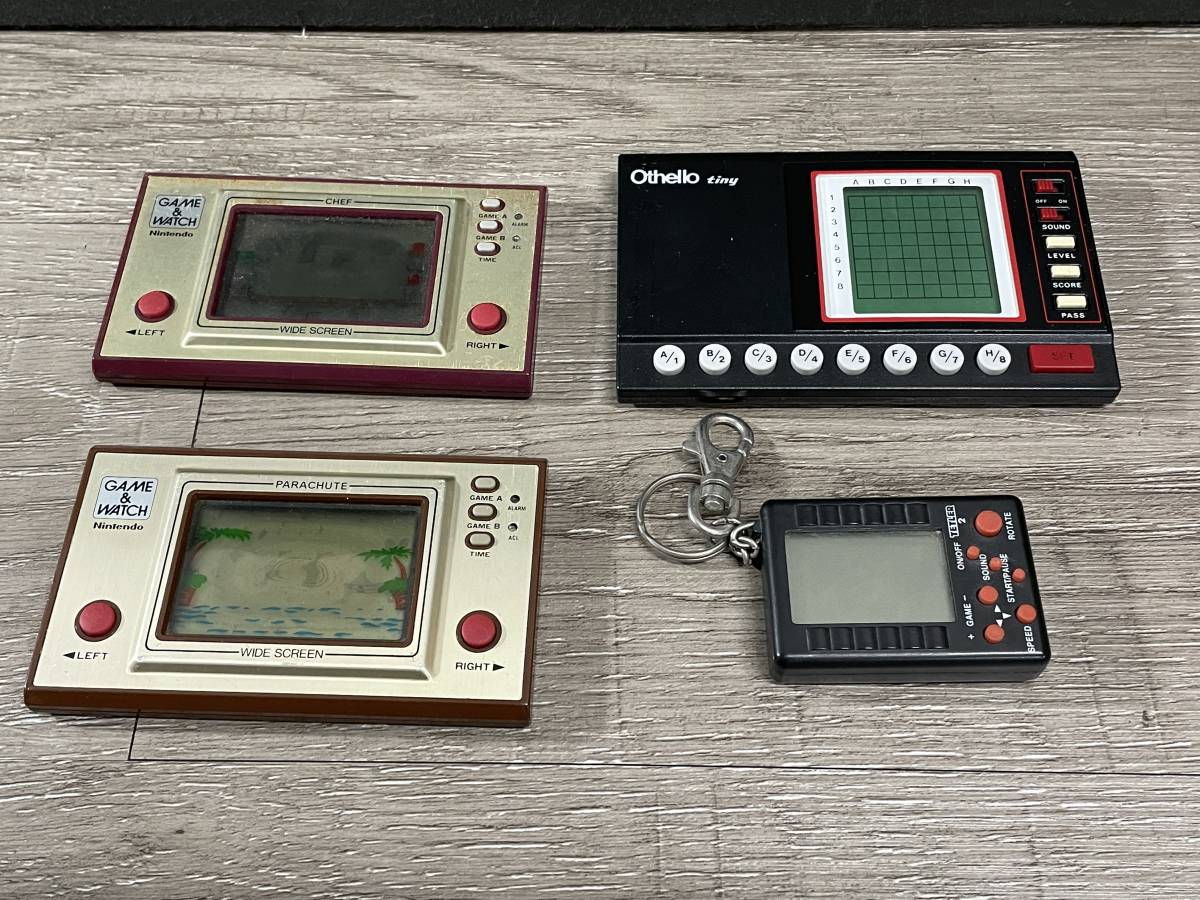 ヤフオク! - ☆ ゲームウォッチ ☆ パラシュート シェフ 他 まとめ売...
