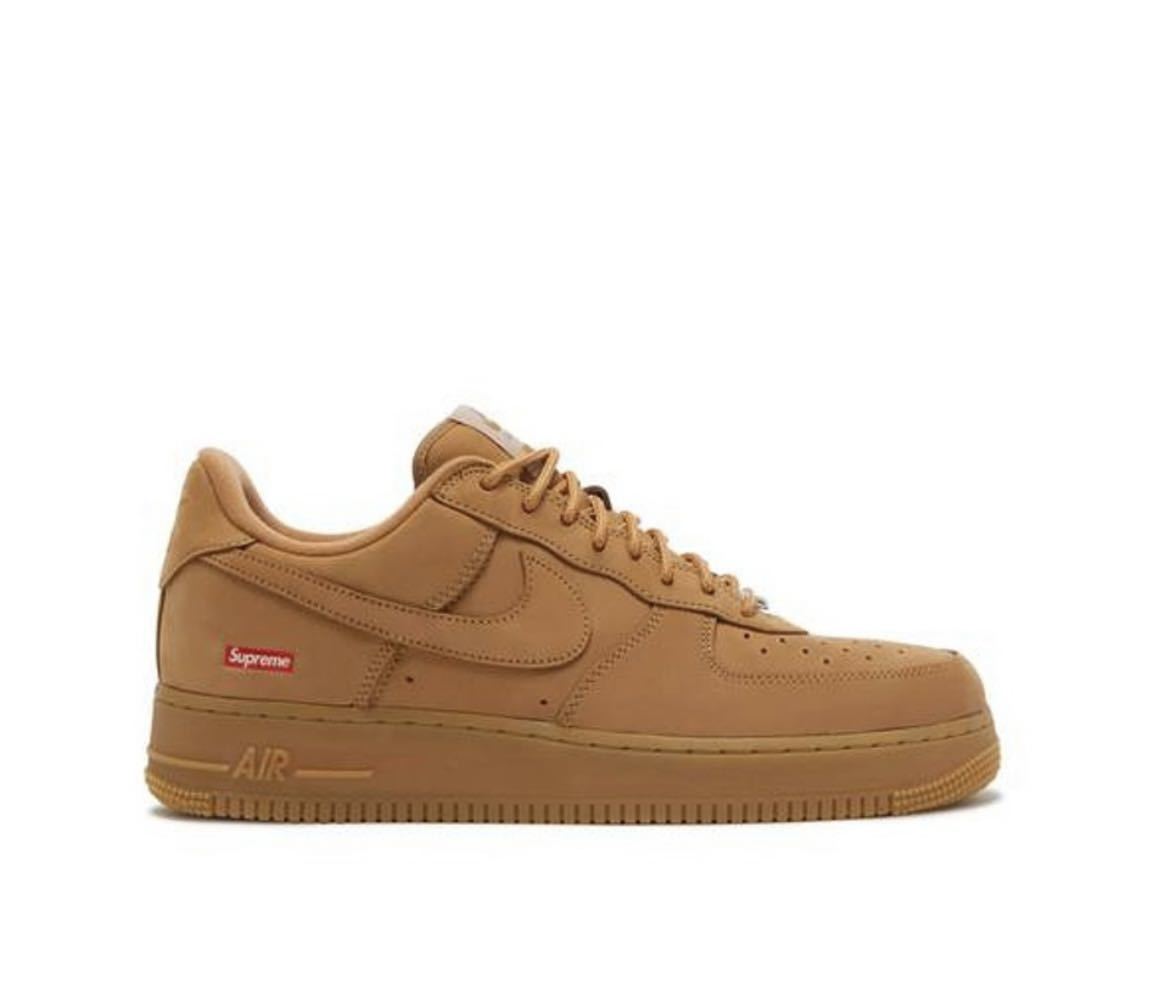 新品正規品！28cm Supreme × Nike Air Force 1 Low Flax/Wheat DN1555