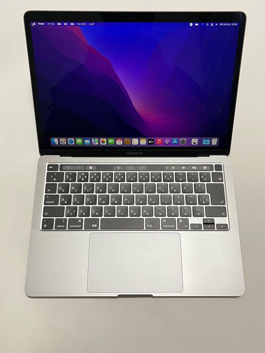 【新品同様超美品】MacBook Pro 13インチ M1 8GB SSD512GB スペースグレイ Apple care付き