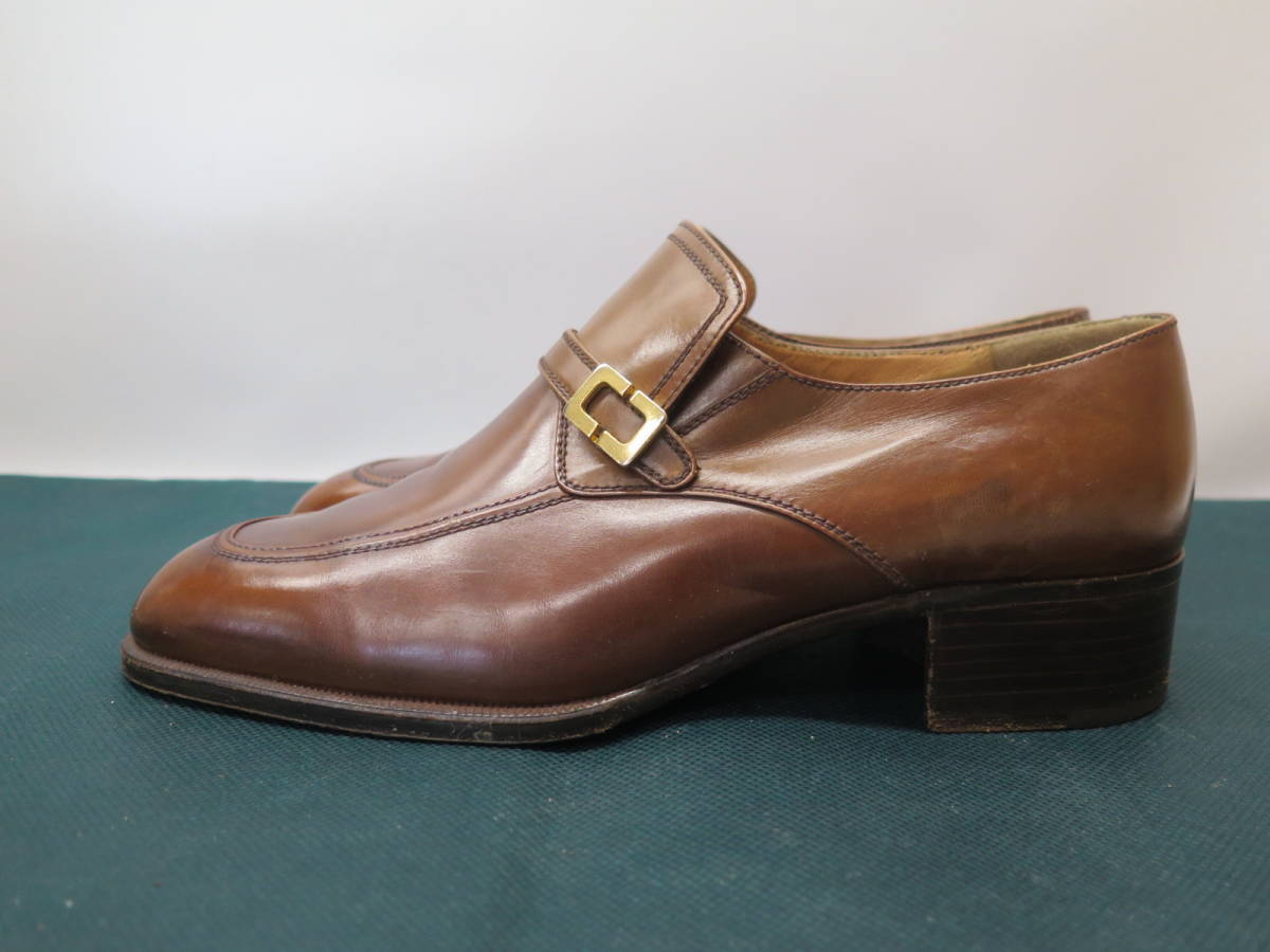 ⑫ beautiful goods ARTIOLI arte .oli leather shoes business shoes light brown group Brown size :5(24.5.) Italy 