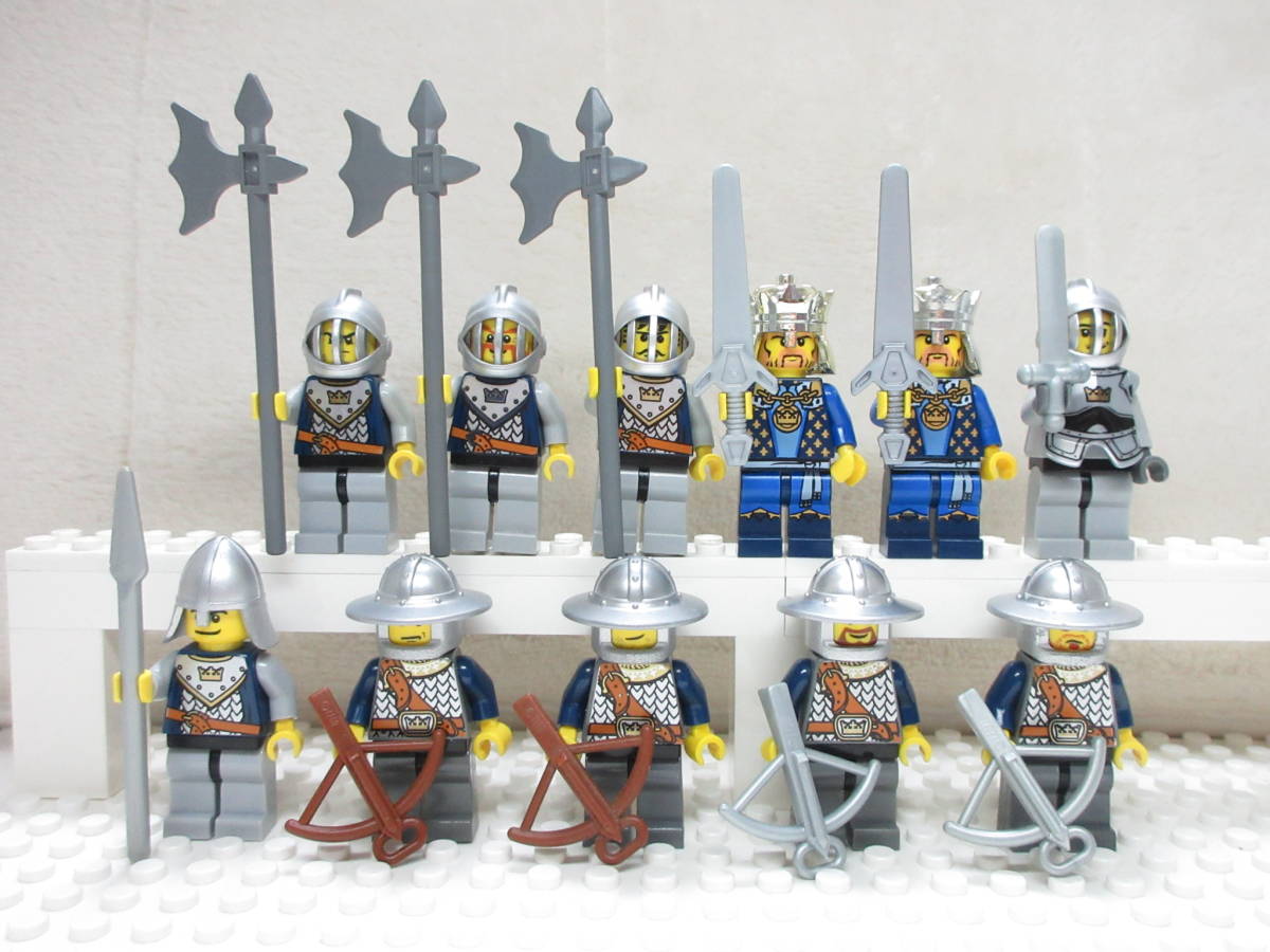 LEGO クラウン シリーズ ミニフィグ 同梱可能 レゴ キャッスル お城 キングダム 兵士 騎士 ナイト 王様 キング 甲冑