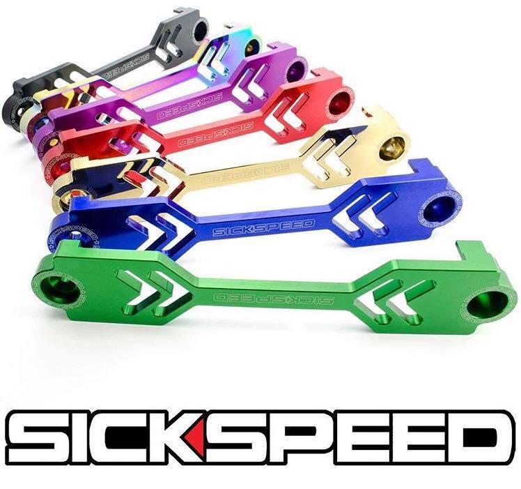 SICKSPEED バッテリータイダウン ブルー 青 D端子 86 BRZ FR-S ZN6 USDM JDM 汎用 バッテリーステー シックスピード_画像3