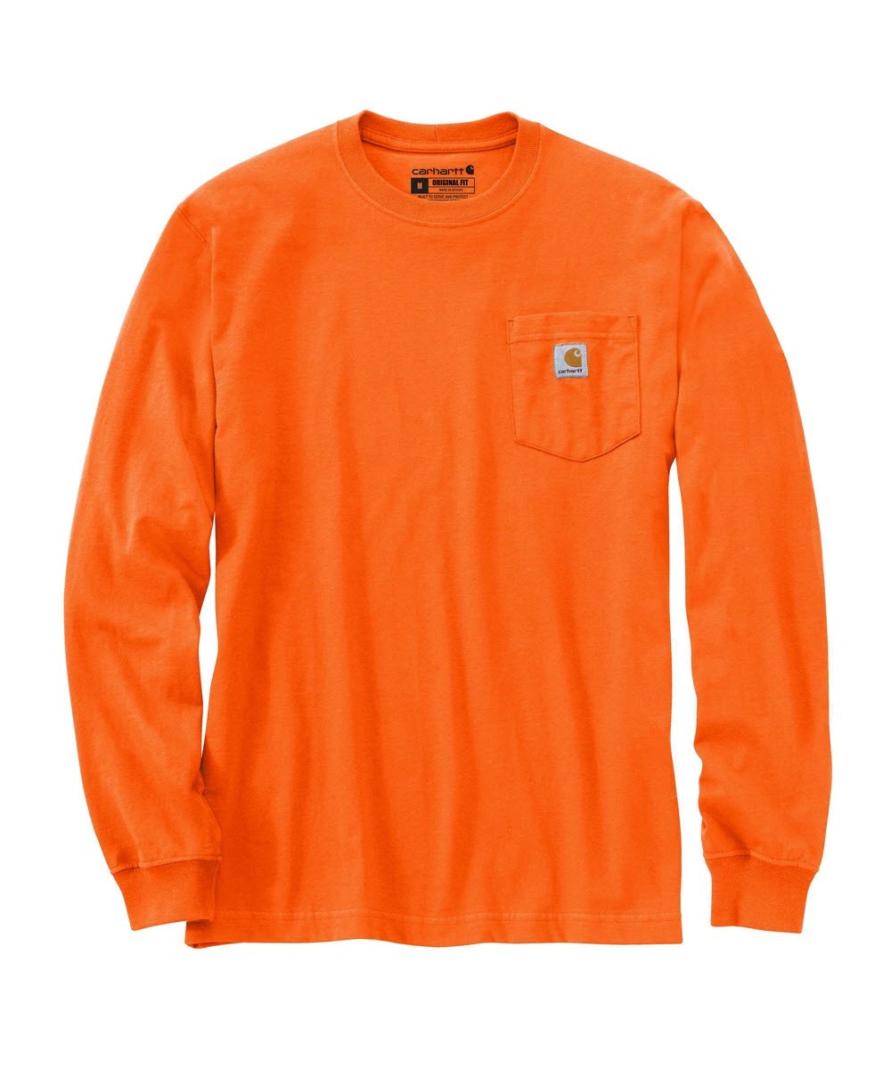 カーハート　ポケット ロンT　オレンジ　S　●新品　Carhartt_画像1