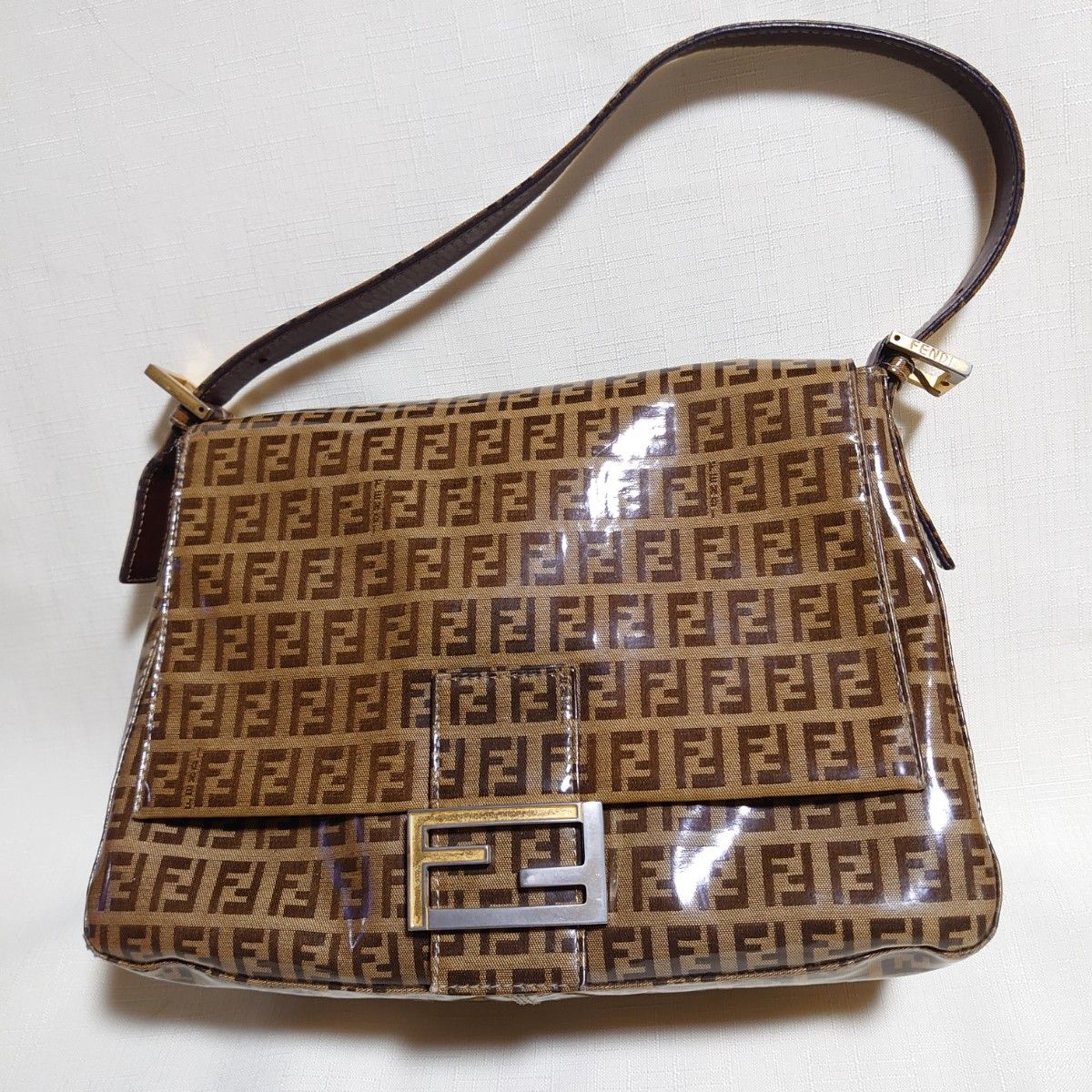 おまけ付】 柄 イタリア製 FENDI □FENDIフェンディ□ ズッカ 柄