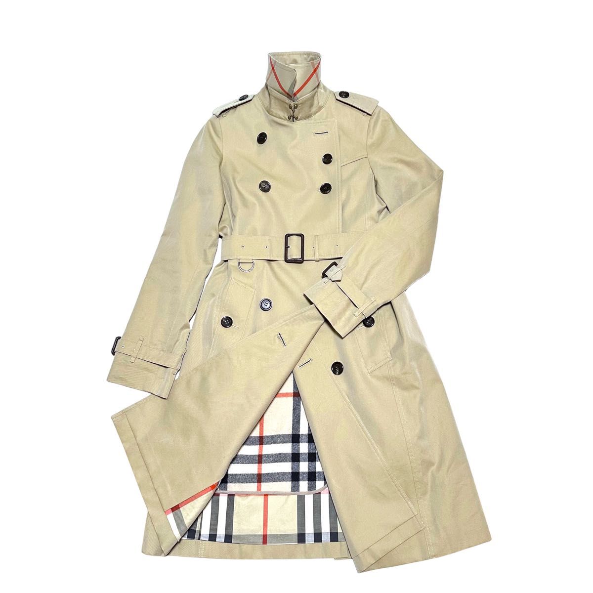 超美品】BURBERRY LONDON トレンチコート チェックライナー ベルト付き