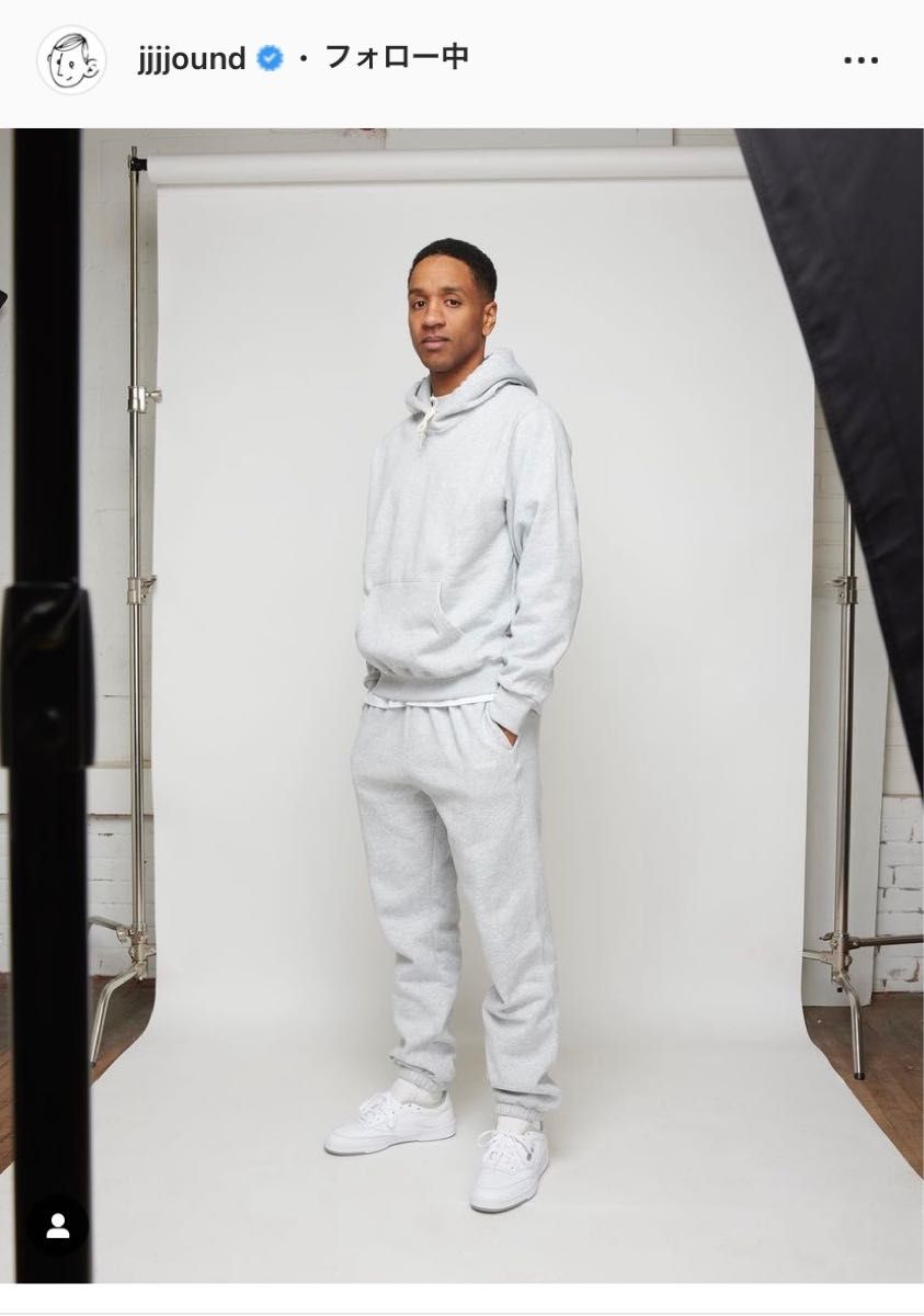新品未着用】JJJJound ジョウンド J90 Sweatpants Sliver US S 新品未着用】JJJJound ジョウンド J90 Sweatpants Sliver US S