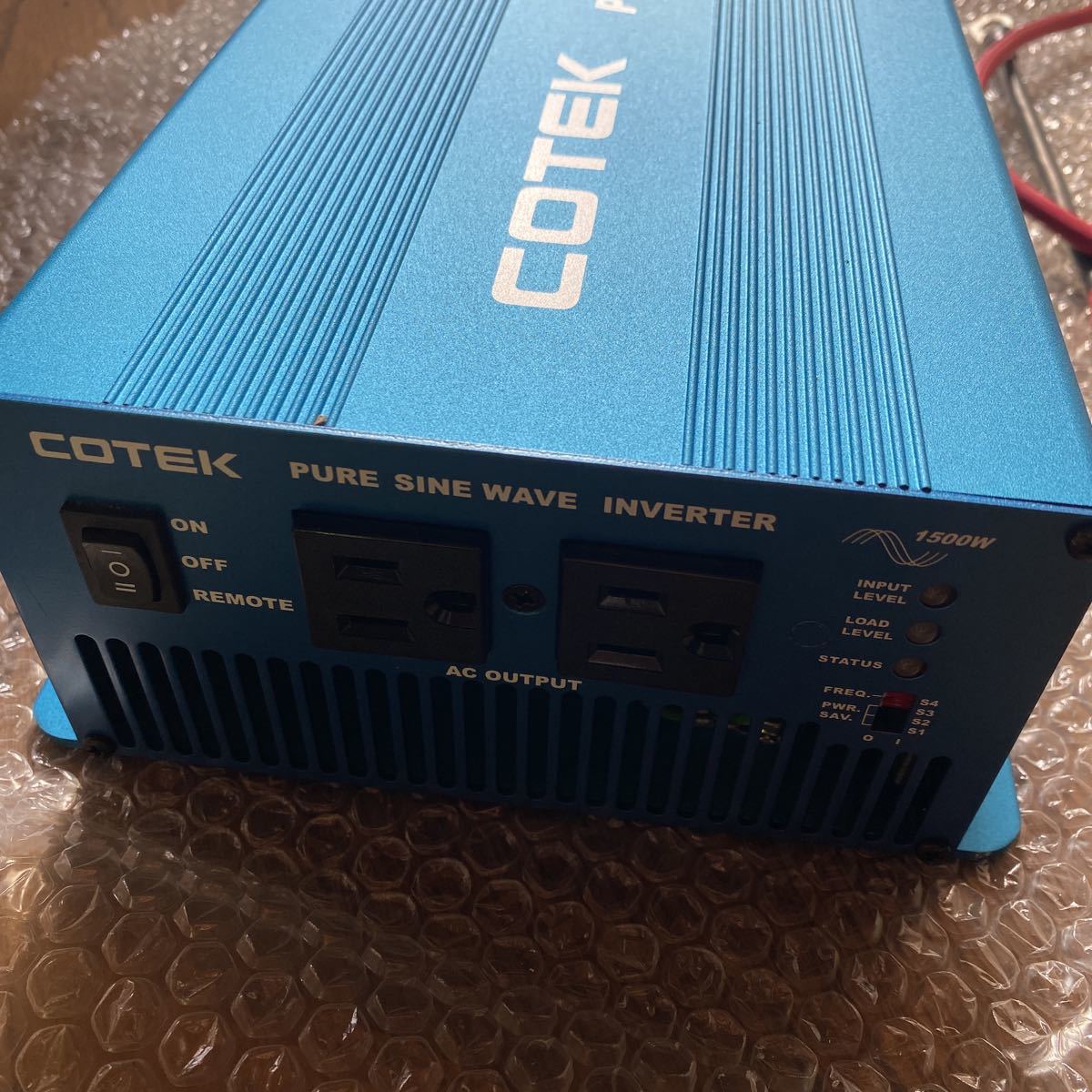 最安値で 電菱 正弦波インバーターSK1500-148 出力1500W tdh