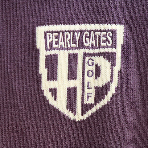  Pearly Gates PEARLY GATES хлопок вязаный лучший 4 размер (XL примерно )V шея тянуть over модель Golf тоже сверху товар первоклассный. ... цвет 120108