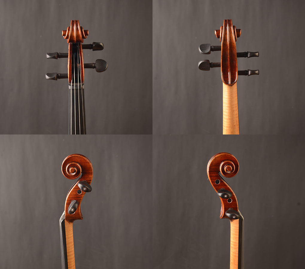 LiuXi工房　最上位モデル　ストラディバリ　ワンピースバック　バイオリン　4/4_画像4
