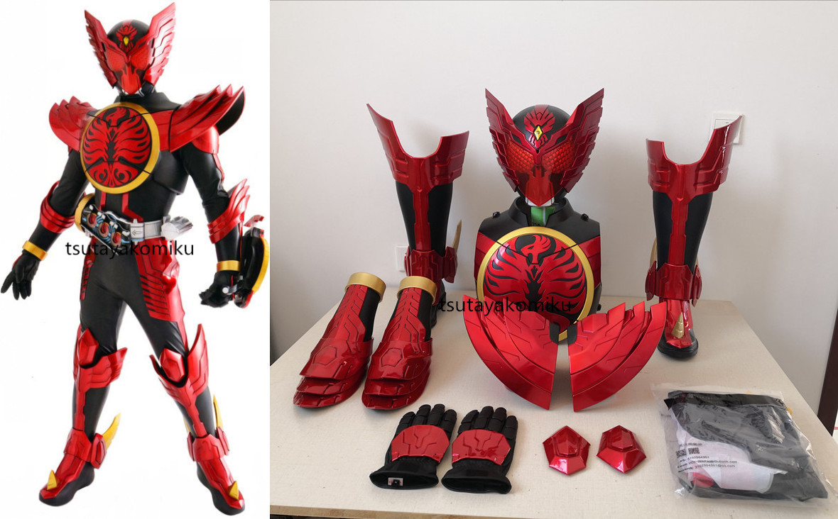 Высококачественный новый Kamen Rider OOO 000 Таджадор Комбо Комби -колготки для тела ● Костюм косплея+ обувь+ ремень