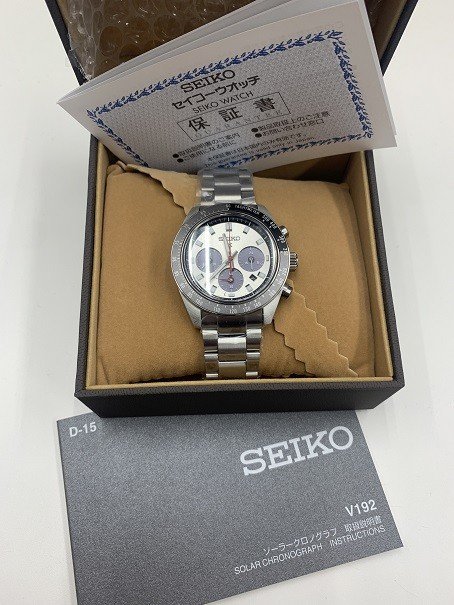 未使用 SEIKO プロスペックス スピードタイマー SBDL095 ソーラークロノグラフ kyK1765K_画像1