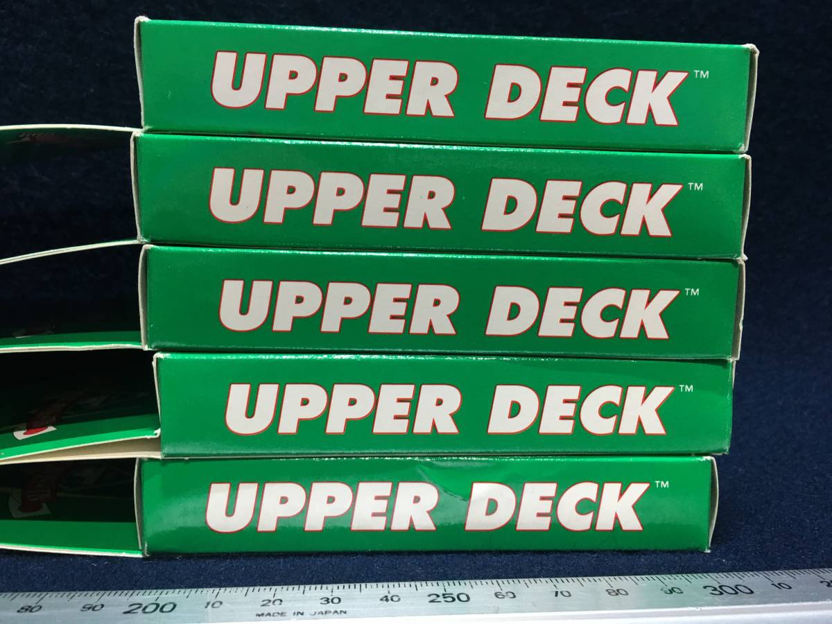 ★【逸品堂】★ 5箱組 新品 UPPER DECK 1990 MLB 3PACK 45枚RC ROOKIE CARD カード ルーキーカード 野球カード 大リーグ オールスター 珍品_５箱組。
