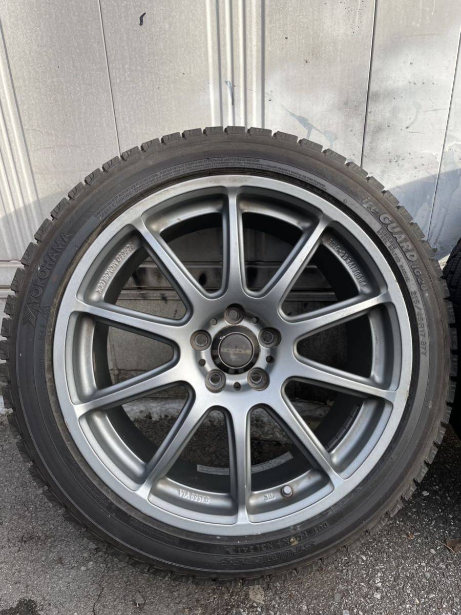 Prodriue プロドライブ GC-010E 17×7.5J+48 PCD100 5穴 ヨコハマアイスガード215/45R17 4本セット