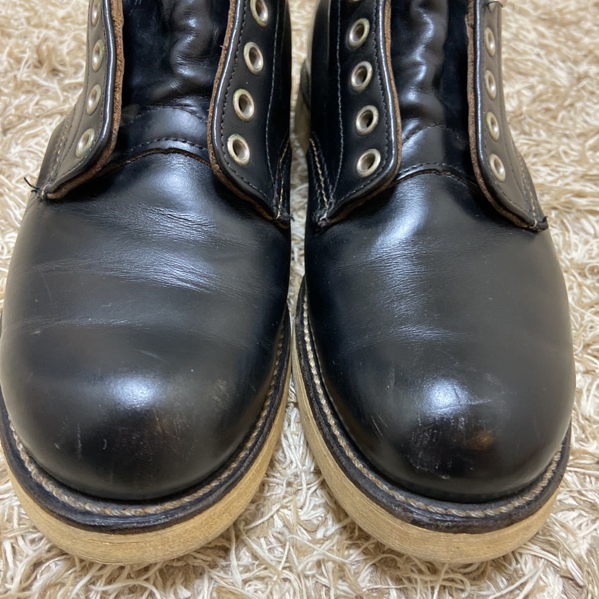 ☆値下げ90年代製犬タグプレーントゥ ブーツ レッドウィング RED WING