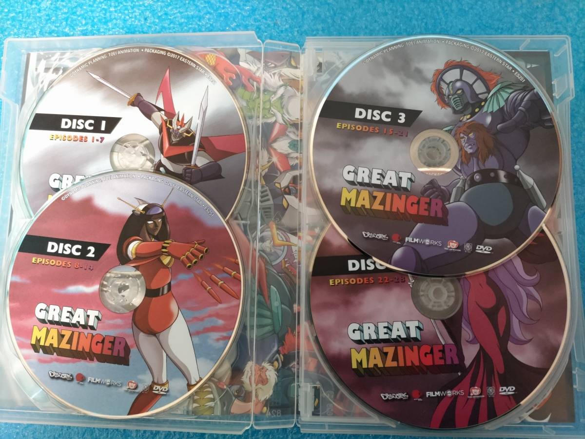 【セルDVD 中古 8枚組】DVD グレートマジンガー Great Mazinger Complete Series_画像3