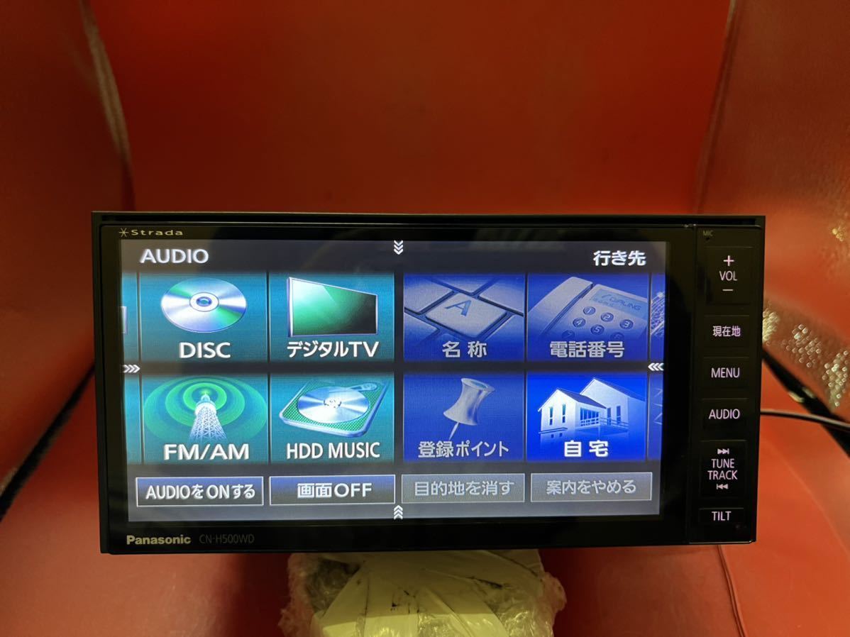 即決★パナソニック Panasonic Strada HDDナビゲーション　デジタルTV iPod Bluetooth SD Video CN-H500WD_画像3